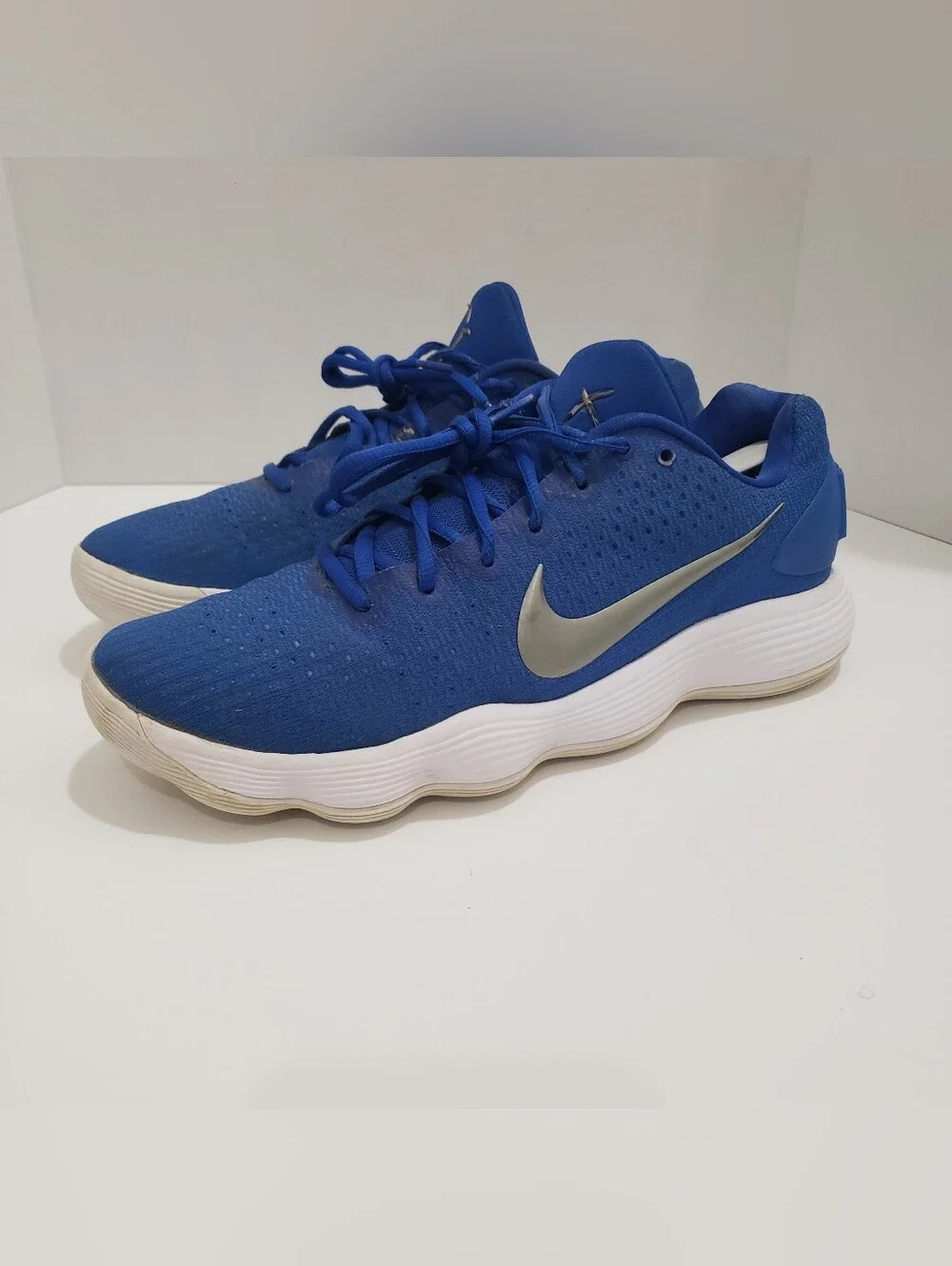 Nike Hyperdunk 2017 Low TB Women's Sz 13 Blue Silver BBall 897807-400 Men’s 11.5